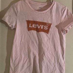 Pink levi tee shirt